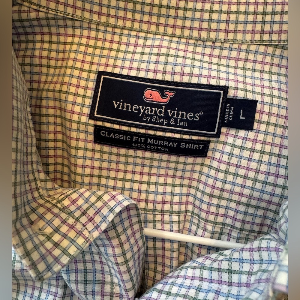 Vineyard Vines Men's Plaid Button Down Shirt - Blue, Green, Pink